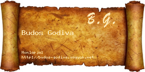 Budos Godiva névjegykártya